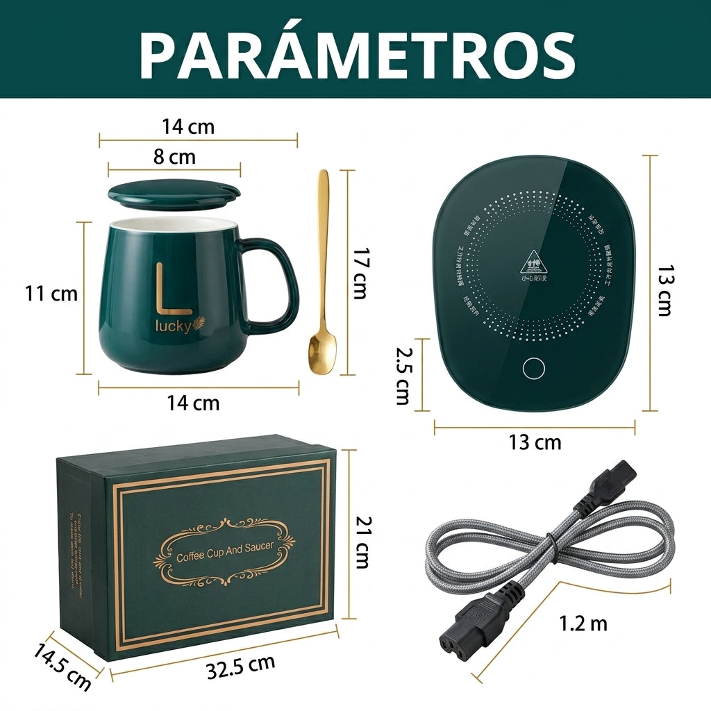 Taza Lucky Con Calentador Electrico