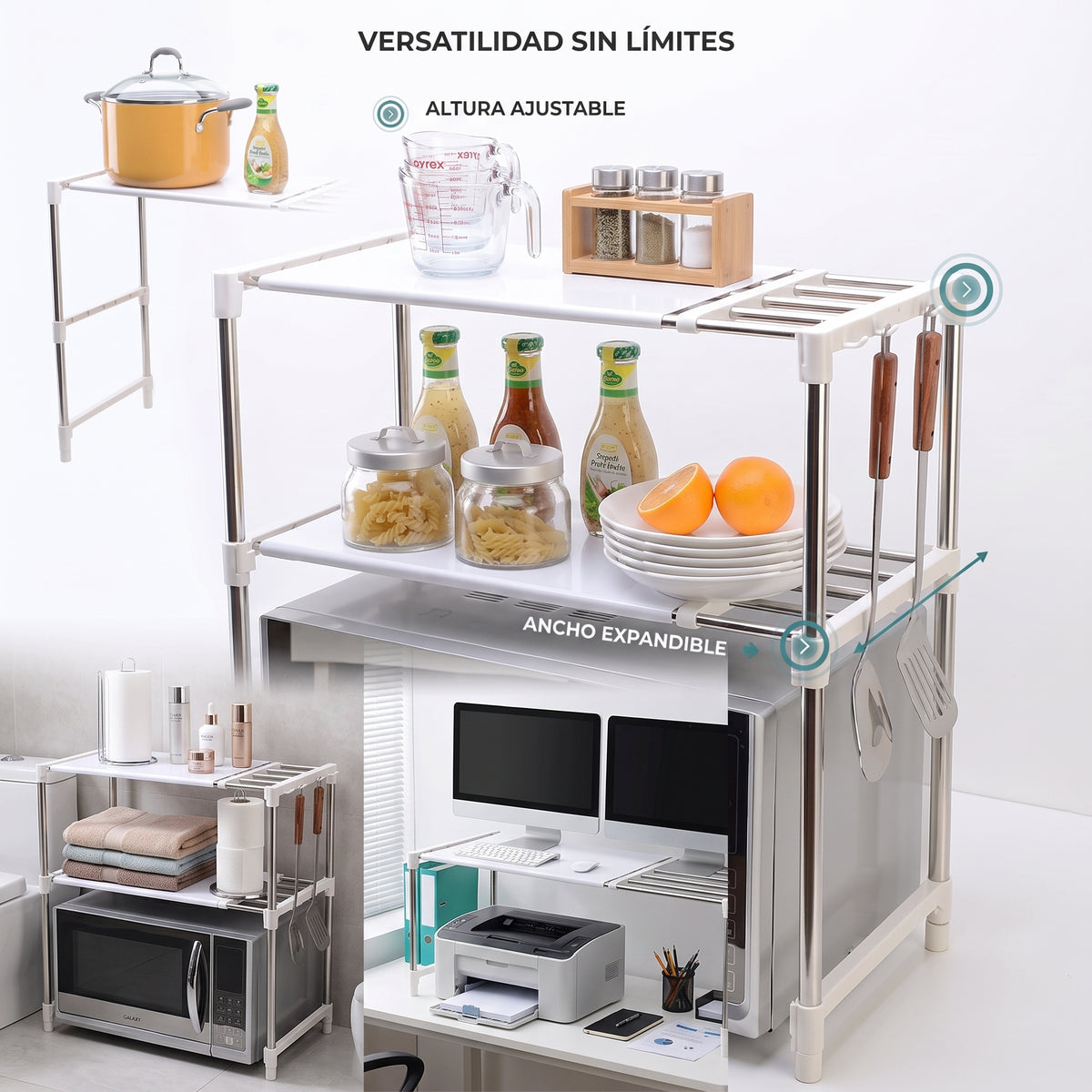 Organizador de 3 Niveles para el hogar