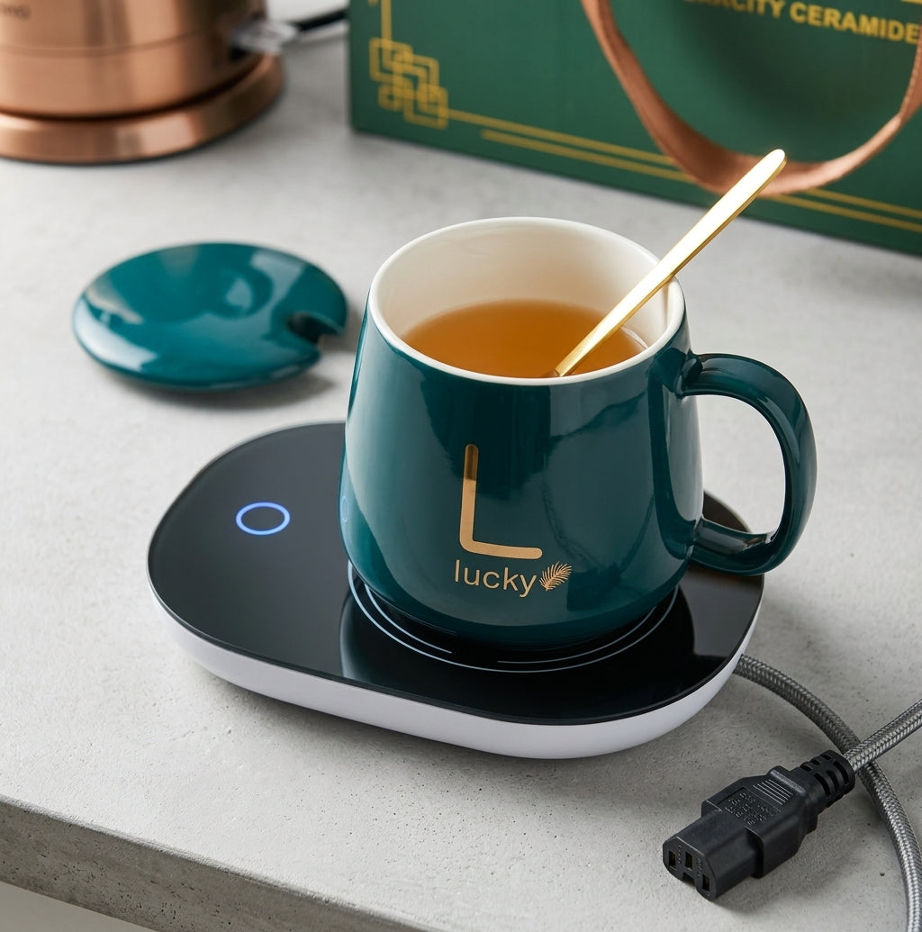 Taza Lucky Con Calentador Electrico