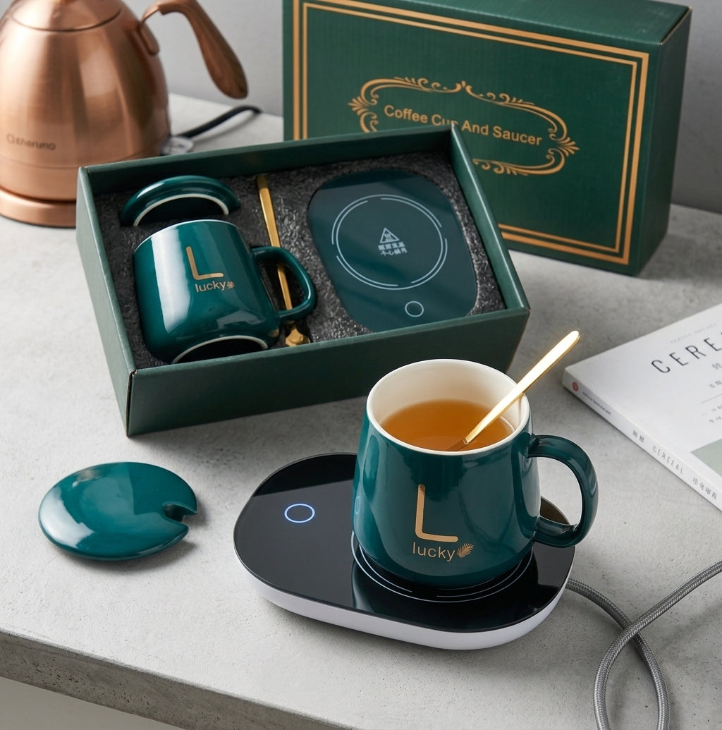 Taza Lucky Con Calentador Electrico