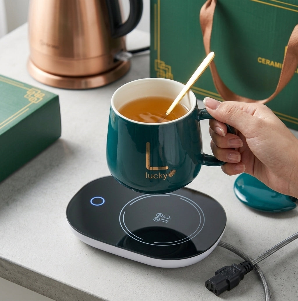 Taza Lucky Con Calentador Electrico